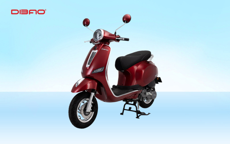 Xe máy điện Dibao Tesla X phiên bản màu đỏ